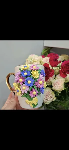 Başlıq: 🌸 Əl işi fincanlar