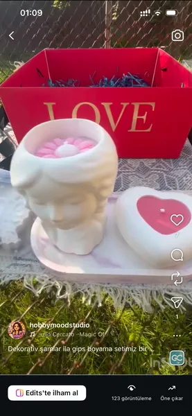 Dekorativ şamlar❤️ 3