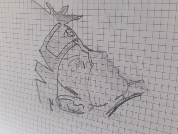 Anime portret rəsm 1